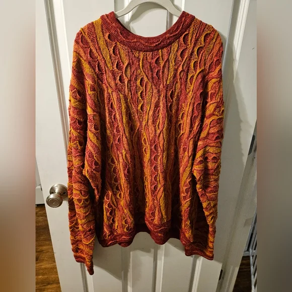 Coogi Vintage Multicolor Knit Sweater - Picture 2 of 4